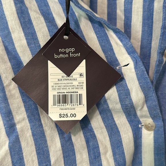 Ava & Viv blue and white shirt - Picture 4 of 5